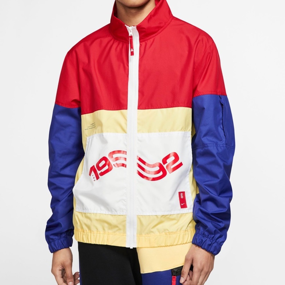 Nike Kyrie Irving Windbreaker Basketball Jacket M Medium BV9295-455 Lightweight